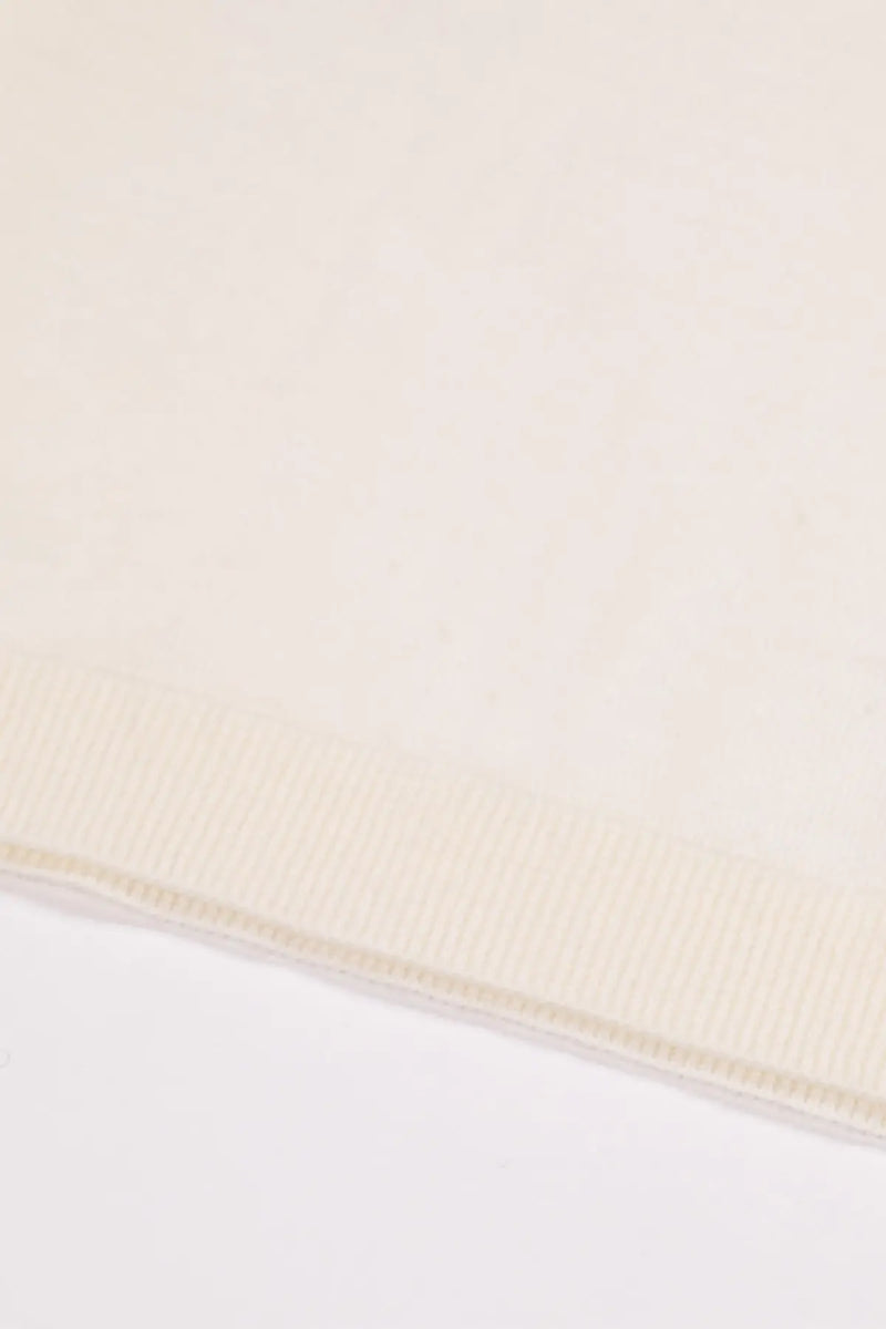 Ekru Balıkçı Yaka Kadın Kazak