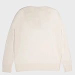 Ekru Uzun Kollu V Yaka Kadın Kazak  Mısırlı 1951