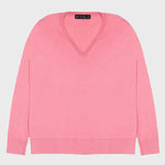 Pembe Uzun Kollu V Yaka Kadın Kazak  Mısırlı 1951