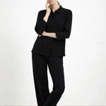 Siyah Cep Detaylı Kadın Pantolon - Mısırlı 1951