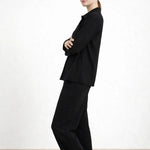 Siyah Cep Detaylı Kadın Pantolon - Mısırlı 1951