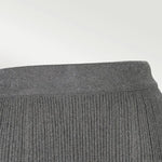 Gri Sim Detaylı Pliseli Etek  Mısırlı 1951