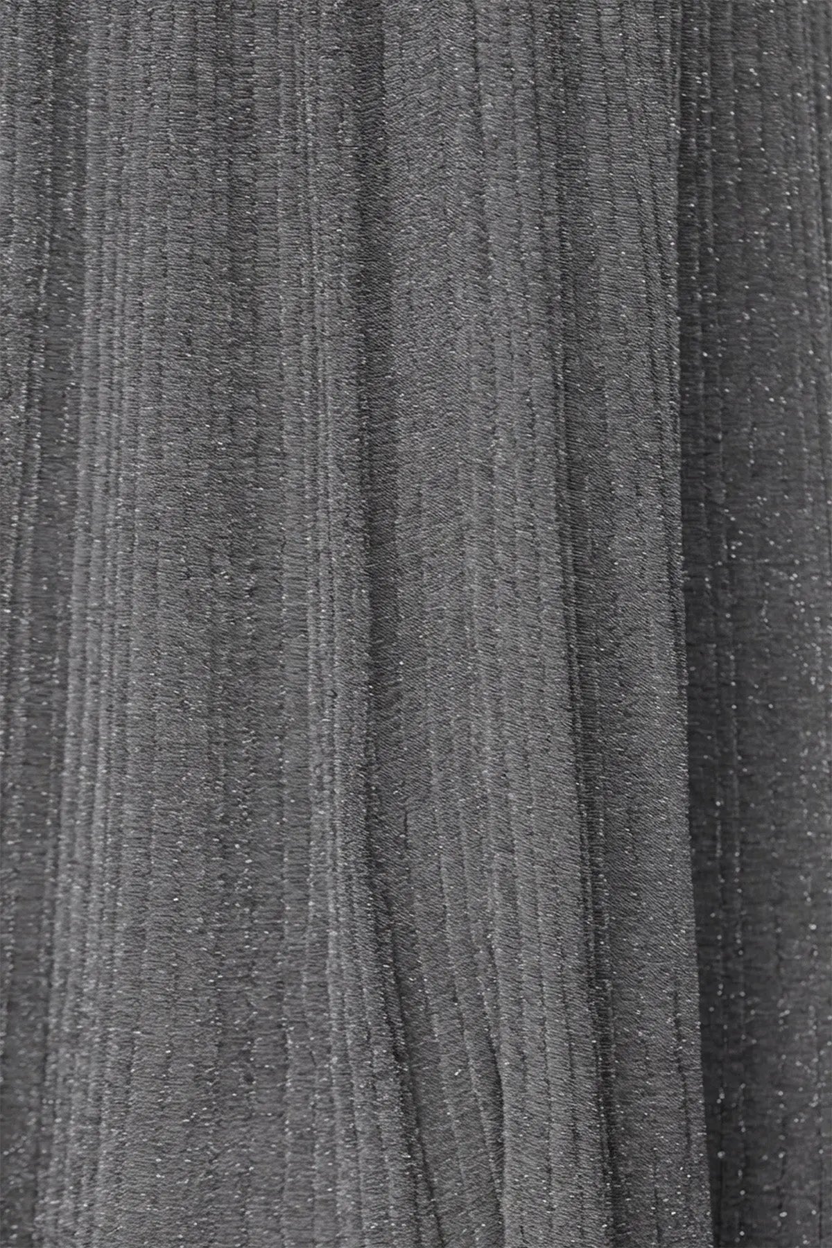 Gri Sim Detaylı Pliseli Etek  Mısırlı 1951