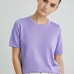 Eflatun Bisiklet Yaka Bluz  Mısırlı 1951