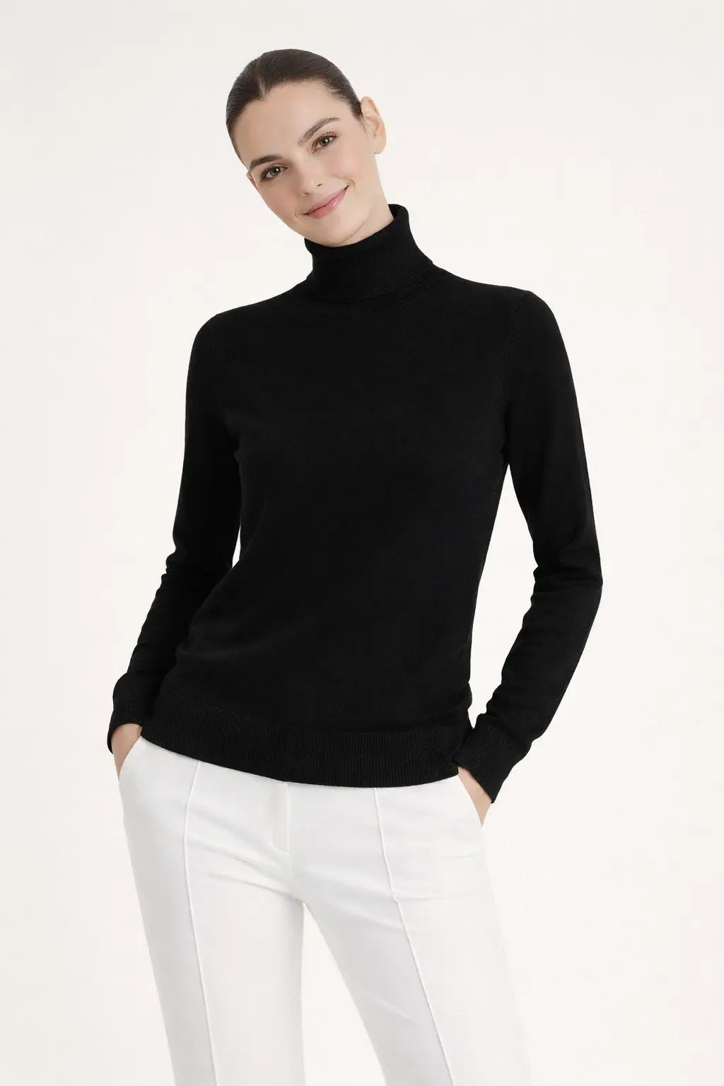 Siyah Boğazlı Kadın Kazak  Mısırlı 1951