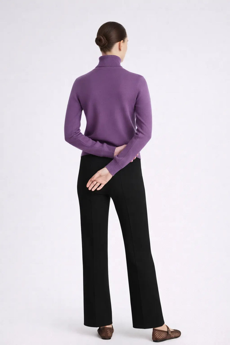 Lila Boğazlı Kadın Kazak  Mısırlı 1951