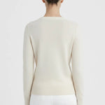 Ekru Ajur Detaylı Kadın Kazak  Mısırlı 1951