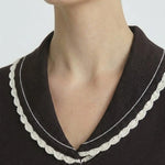 Kahverengi Ekru Biyeli Kadın Kazak  Mısırlı 1951