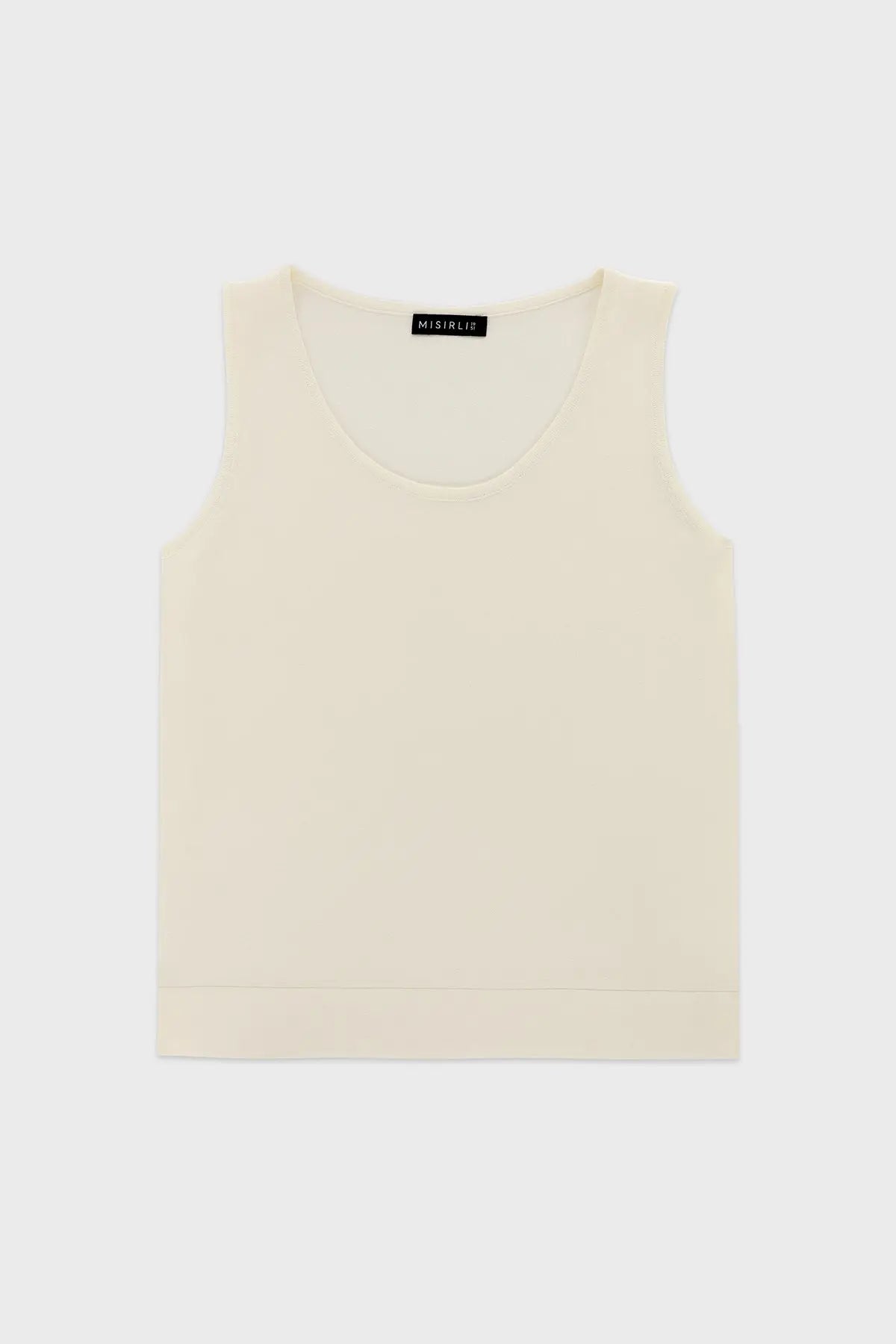 Ekru U Yaka Kolsuz Kadın Atlet  Mısırlı 1951