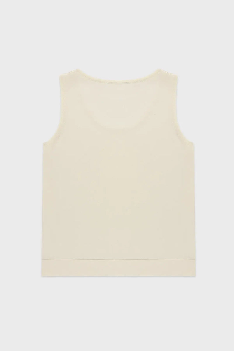 Ekru U Yaka Kolsuz Kadın Atlet