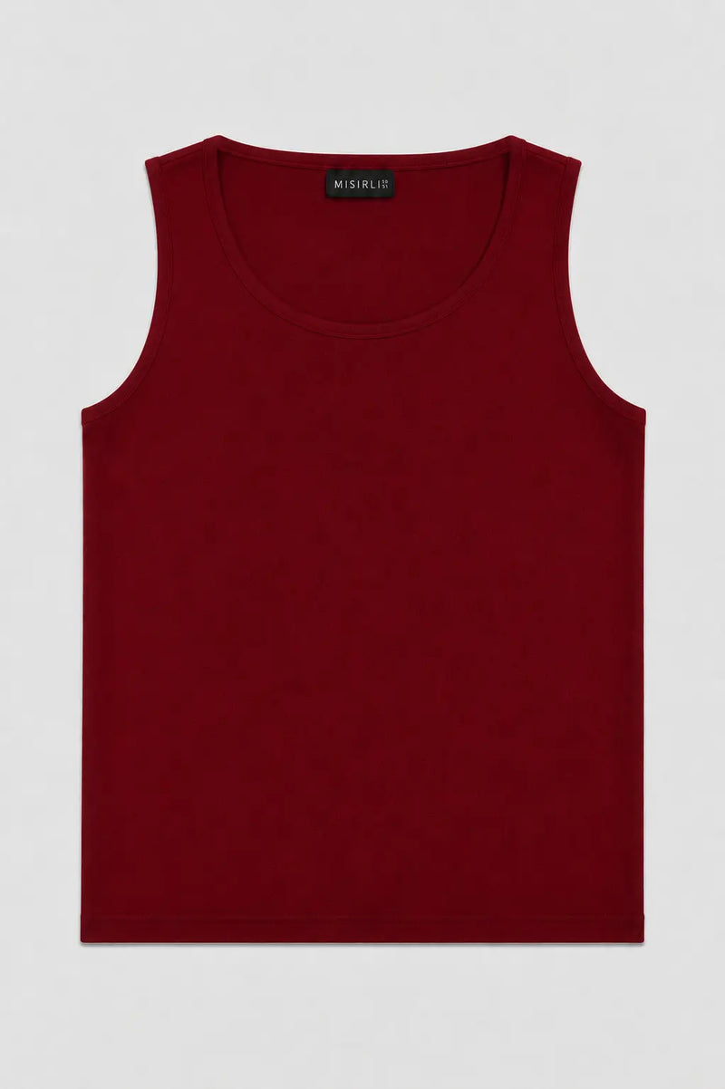 Bordo Oversize Kadın Atlet