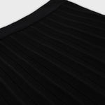 Siyah Piliseli Uzun Triko Etek  Mısırlı 1951