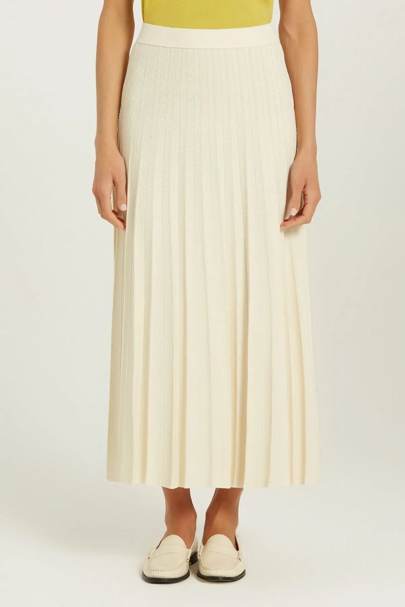 Bej Piliseli Uzun Triko Etek  Mısırlı 1951