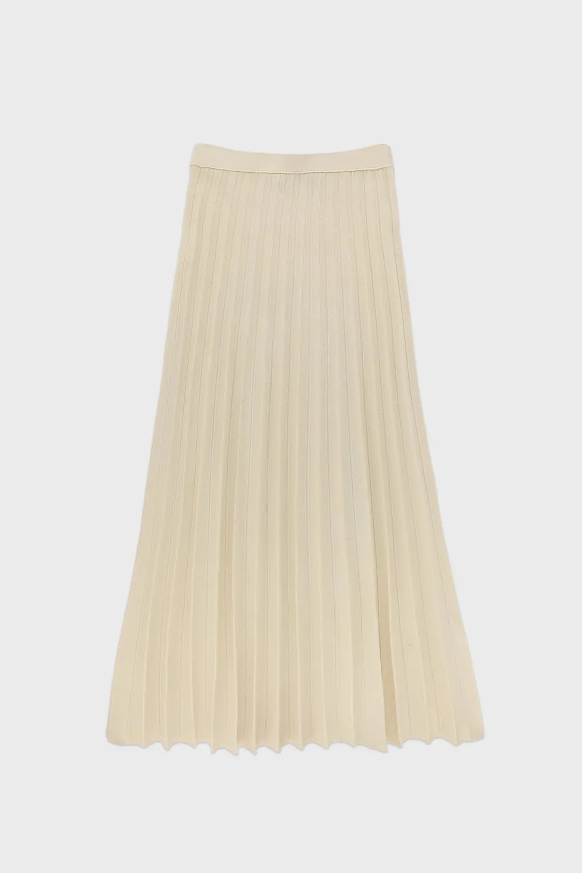 Bej Piliseli Uzun Triko Etek  Mısırlı 1951