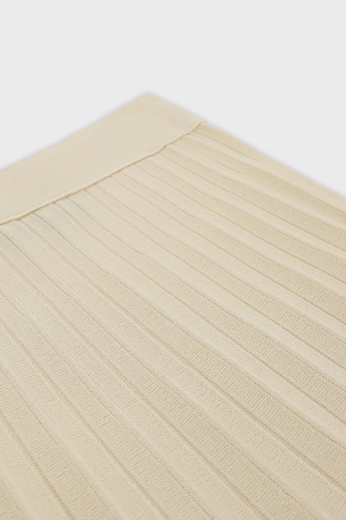 Bej Piliseli Uzun Triko Etek  Mısırlı 1951