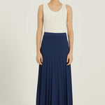 Lacivert Piliseli Uzun Triko Etek  Mısırlı 1951