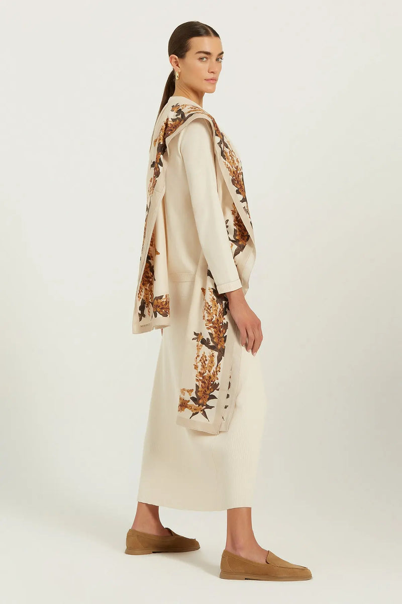 Bej Önü Dantelli Kadın Hırka  Mısırlı 1951