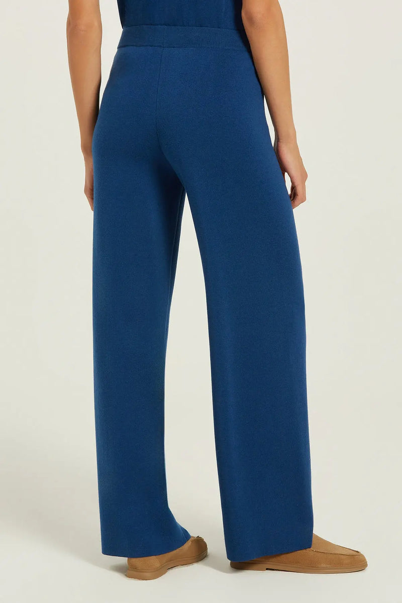 Lacivert Nervür Detaylı Kadın Pantolon  Mısırlı 1951