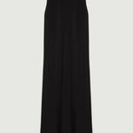 Siyah Cep Detaylı Kolsuz Uzun Elbise  Mısırlı 1951