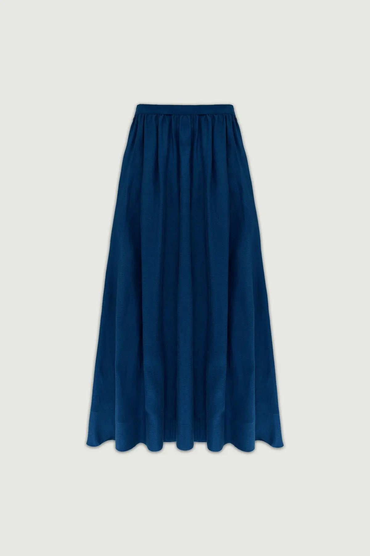 Lacivert Cep Detaylı Uzun Kloş Etek  Mısırlı 1951