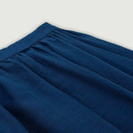 Lacivert Cep Detaylı Uzun Kloş Etek  Mısırlı 1951