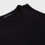 Siyah Bisiklet Yaka Örme Kadın Atlet  Mısırlı 1951