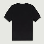 Siyah Rib Detaylı Kadın T-Shirt  Mısırlı 1951