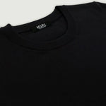 Siyah Rib Detaylı Kadın T-Shirt  Mısırlı 1951