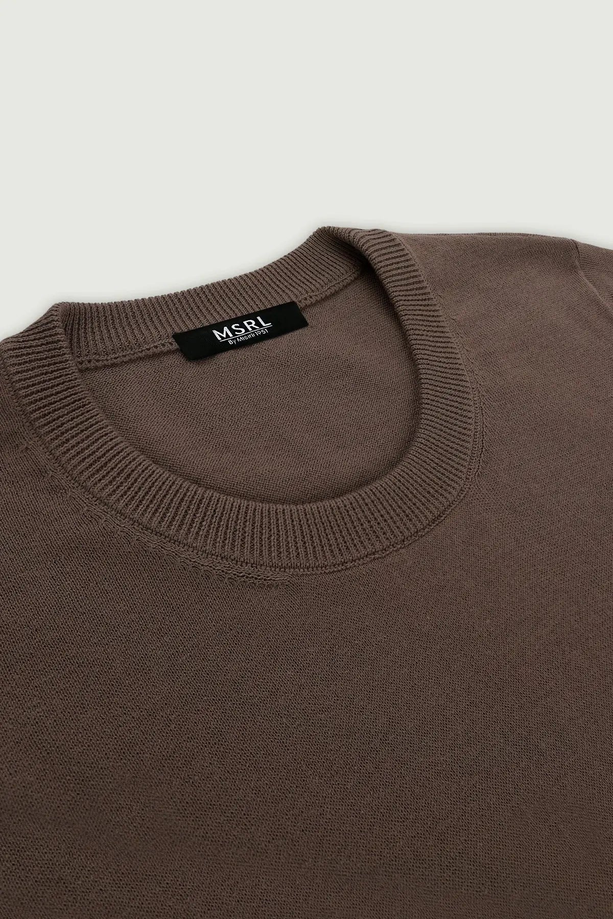 Vizon Rib Detaylı Kadın T-Shirt  Mısırlı 1951