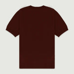 Mürdüm Rib Detaylı Kadın T-Shirt  Mısırlı 1951
