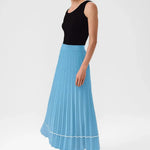 Bebe Mavi Piliseli Uzun Etek  Mısırlı 1951