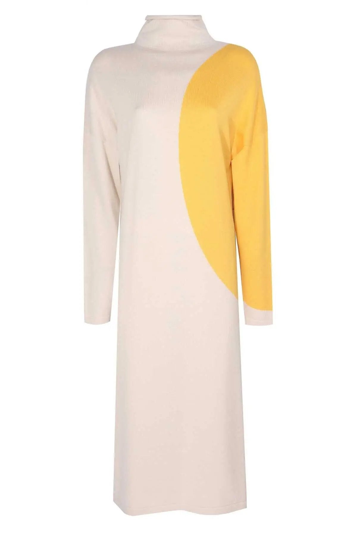 Boğazlı Ekru Elbise  Mısırlı 1951