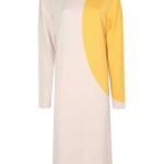 Boğazlı Ekru Elbise  Mısırlı 1951