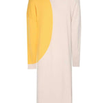 Boğazlı Ekru Elbise  Mısırlı 1951