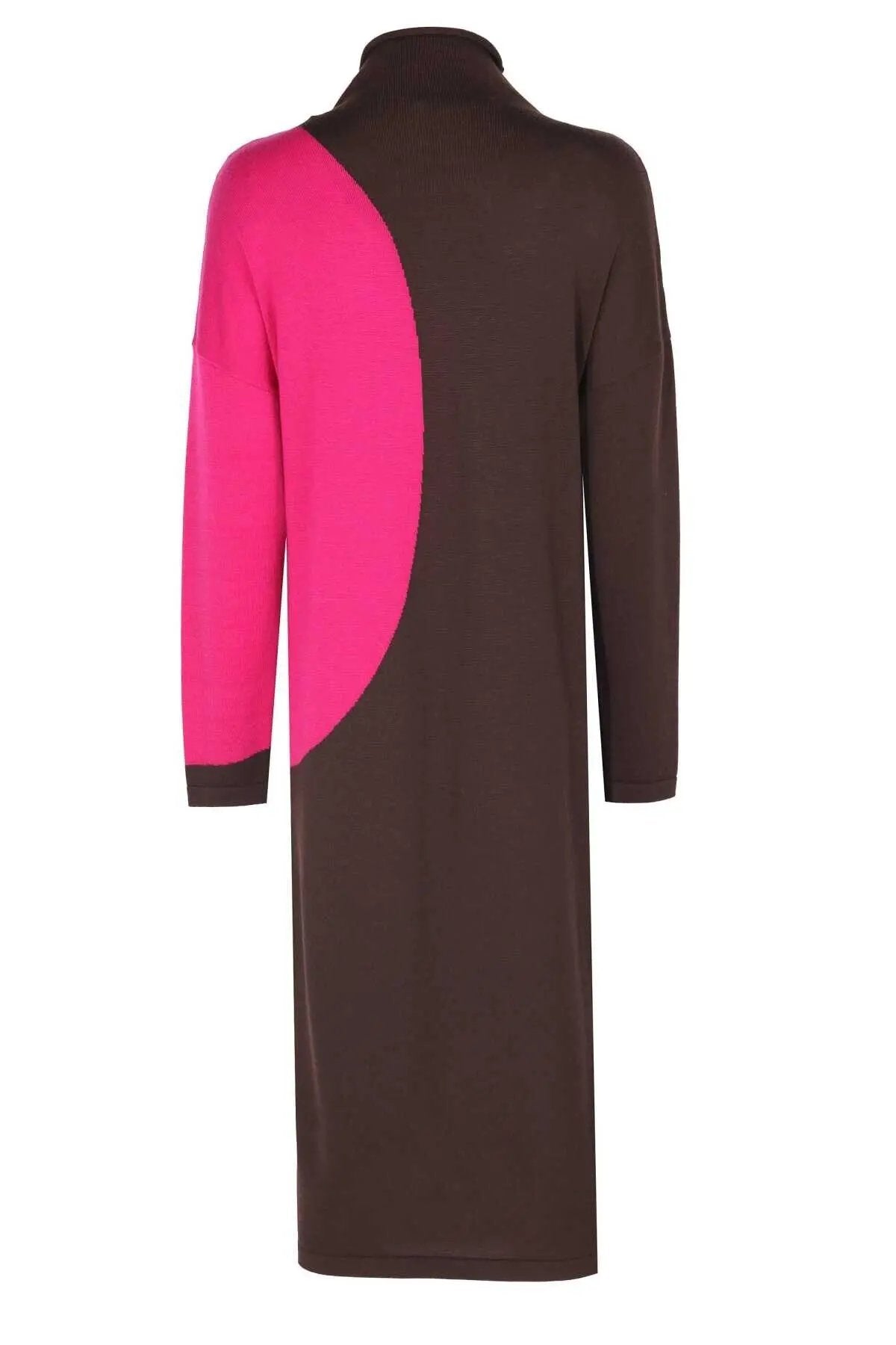 Boğazlı Kahverengi Elbise  Mısırlı 1951