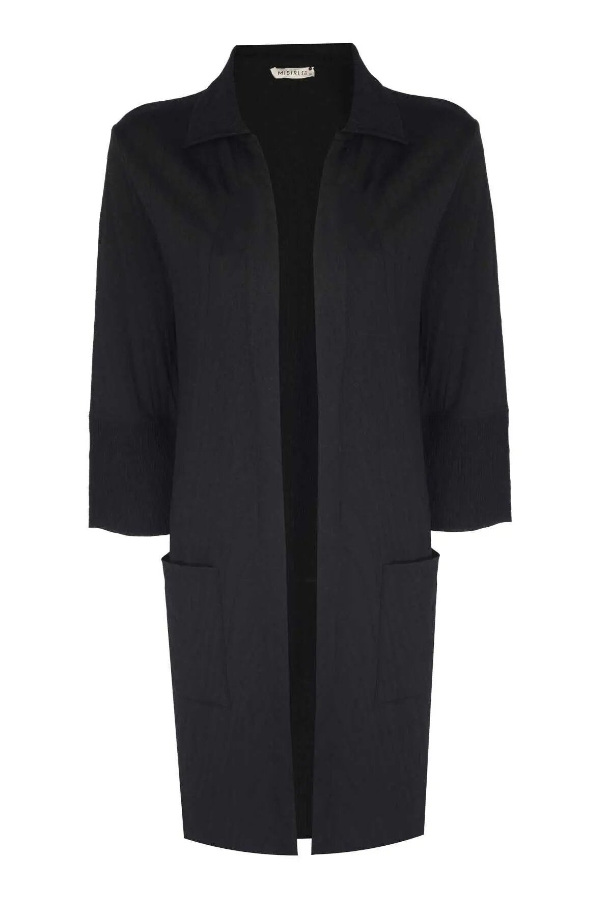 Siyah Desenli Kadın Hırka  Mısırlı 1951