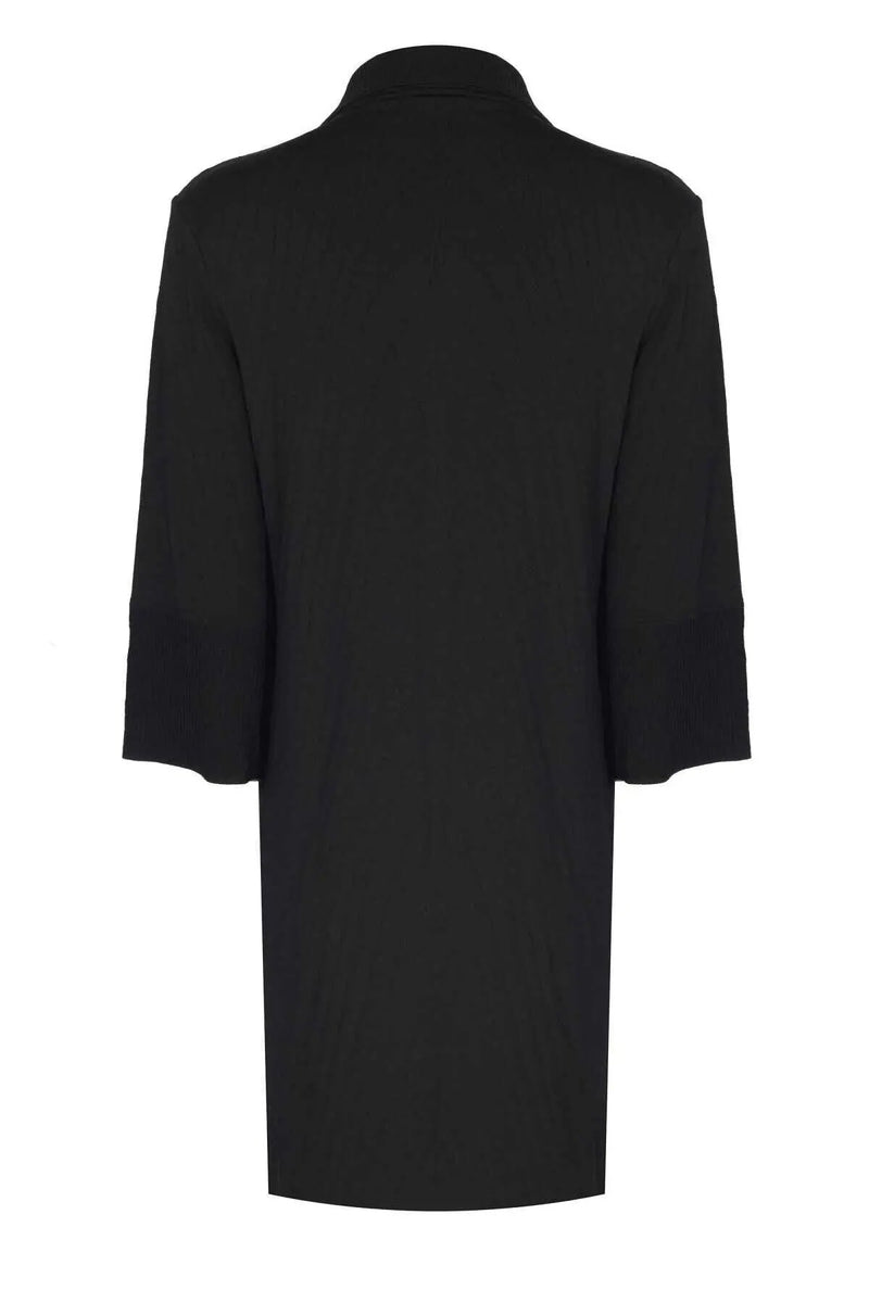 Siyah Desenli Kadın Hırka