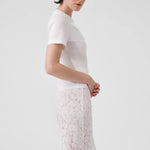 Ekru Dantelli Midi Boy Etek  Mısırlı 1951