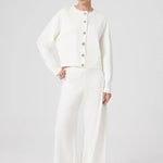 Ekru Düğme Detaylı Kadın Hırka  Mısırlı 1951