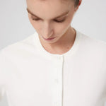 Ekru Düğme Detaylı Kadın Hırka  Mısırlı 1951