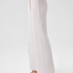 Ekru Kemer Detaylı Bol Paça Kadın Pantolon  Mısırlı 1951