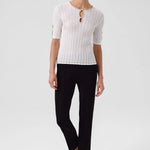 Ekru Pencere Detaylı İncili Kadın Kazak  Mısırlı 1951