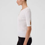 Ekru Pencere Detaylı İncili Kadın Kazak  Mısırlı 1951