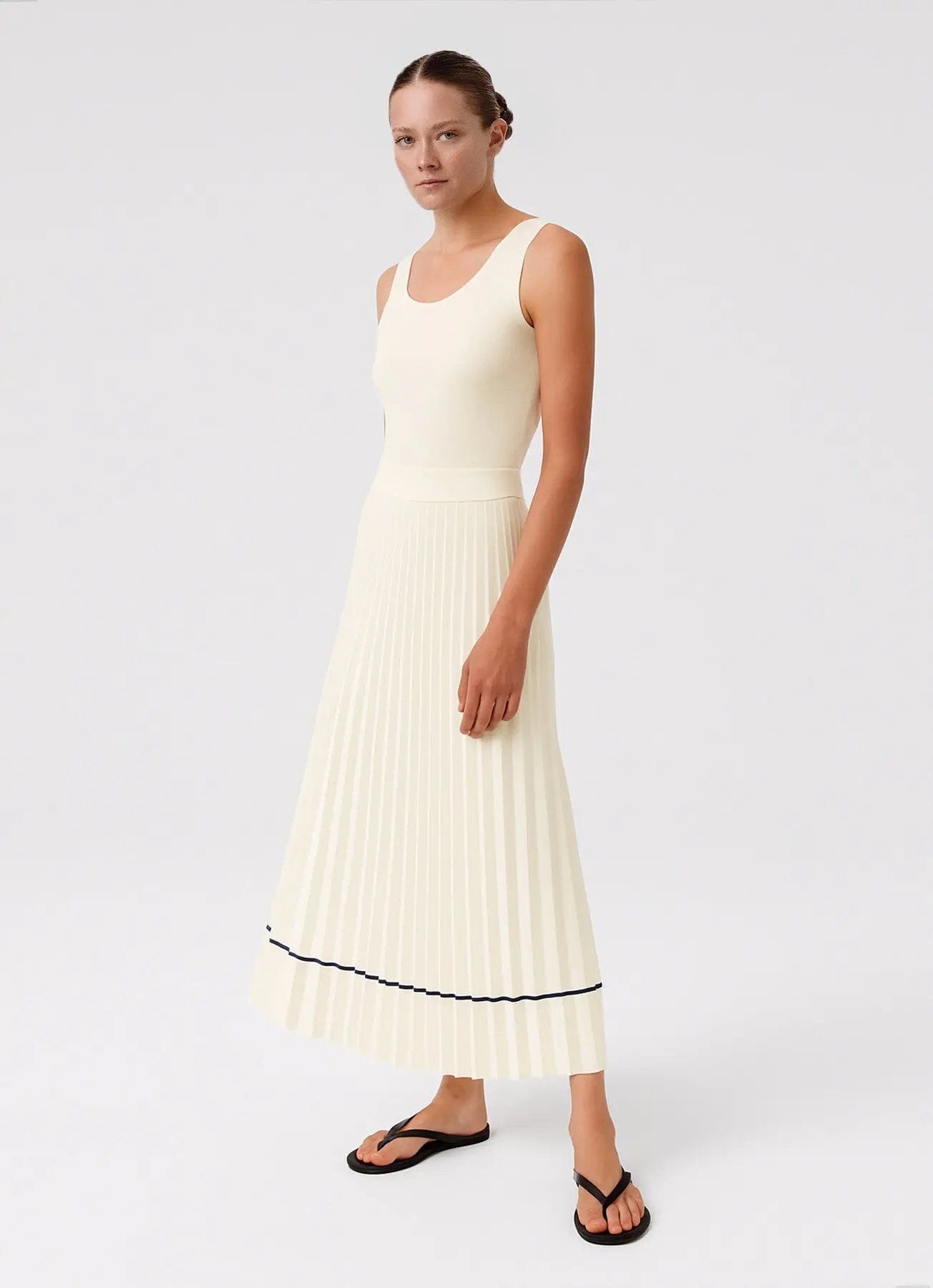 Ekru Piliseli Uzun Etek  Mısırlı 1951