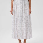 Ekru Siyah Puantiyeli Piliseli Uzun Etek  Mısırlı 1951