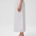 Ekru Siyah Puantiyeli Piliseli Uzun Etek  Mısırlı 1951