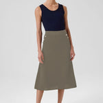 Gri Yeşil Fileli Midi Boy Etek  Mısırlı 1951