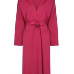 Gül Kurusu Belden Bağlamalı Uzun Kadın Hırka  Mısırlı 1951