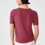 Gül Kurusu Bisiklet Yaka Kısa Kollu Kadın Kazak  Mısırlı 1951