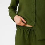 Haki Paçası Yırtmaçlı Kadın Pantolon  Mısırlı 1951